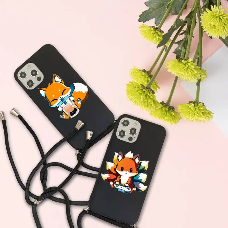 

funny foxs cute animal Phone Case for iPhone 7 8 11 12 se 2020 mini pro X XS XR MAX Plus