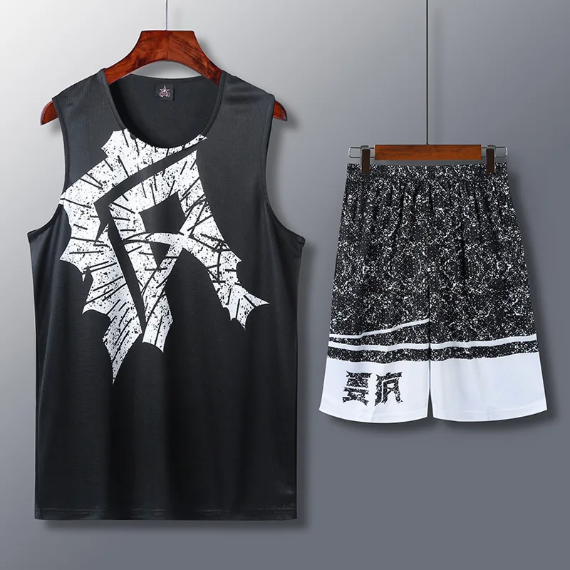 Баскетбольный комплект из Джерси баскетбольная форма мужской спортивный костюм