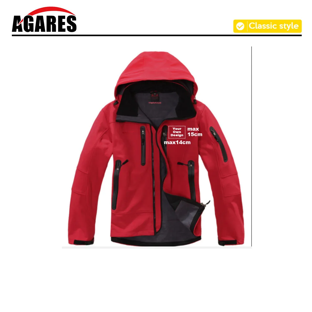 Флисовая Водонепроницаемая походная куртка с капюшоном мотоциклетная Мужская