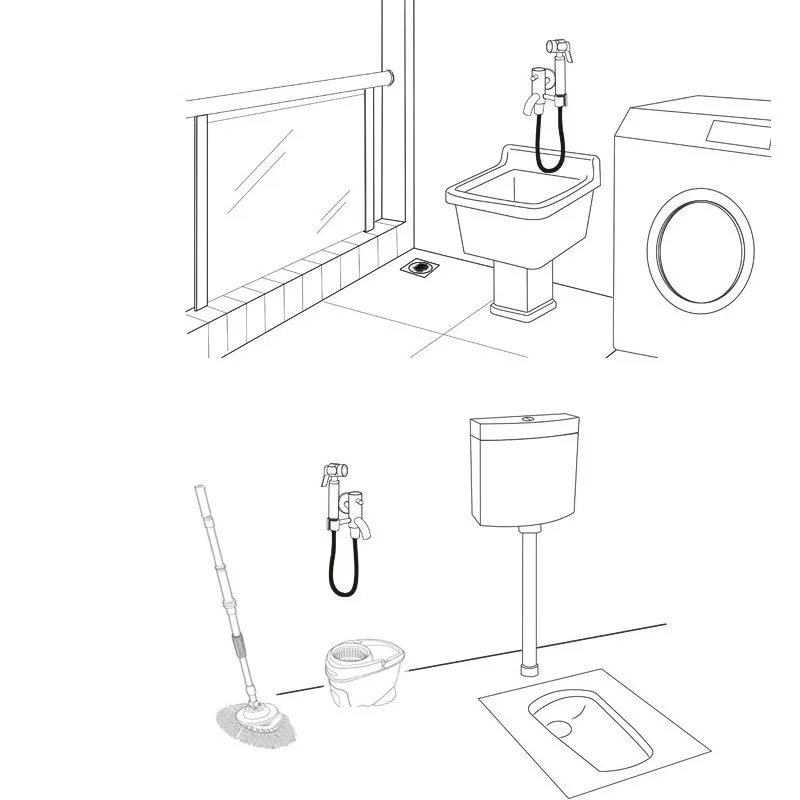 Насадки Shattaf для душа и туалета смесители биде ручной душ распылитель