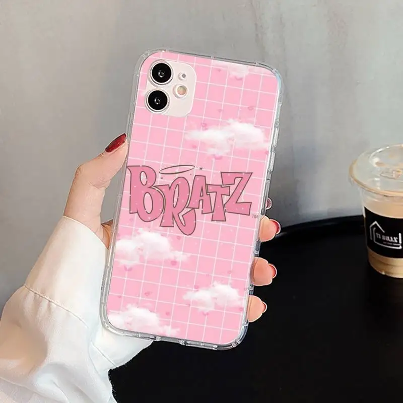 

Bratz Doll Phone Case For iphone 5s 6 7 8 11 12 plus xsmax xr pro mini se Transparent Cover Fundas Coque