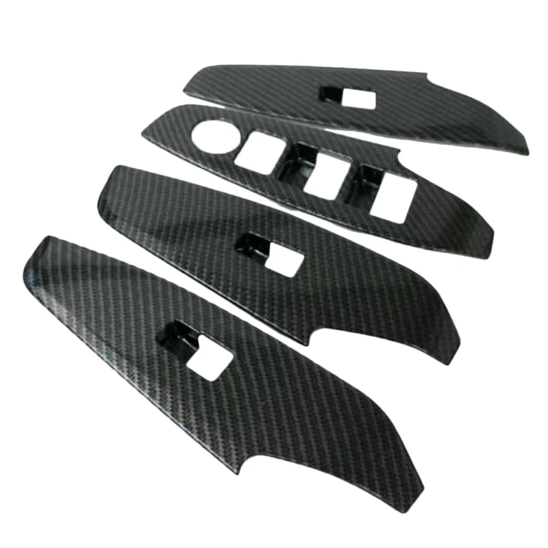 

Adhesive Window Switch Sticker Decorate 85mm For MAZDA 3 Axela 2017 265*77mm Carbon Fiber