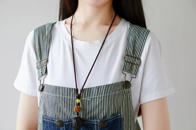 Комбинезон женский джинсовый в полоску винтажный оверсайз комбинезон с