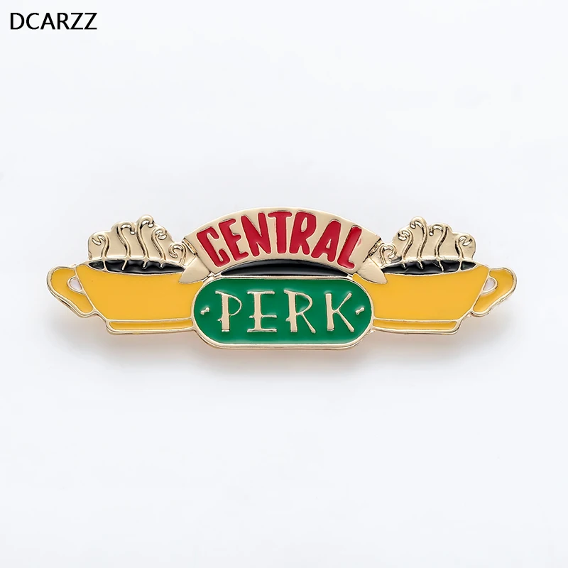 Центральные булавки забавная эмалированная булавка в форме кофейного чая