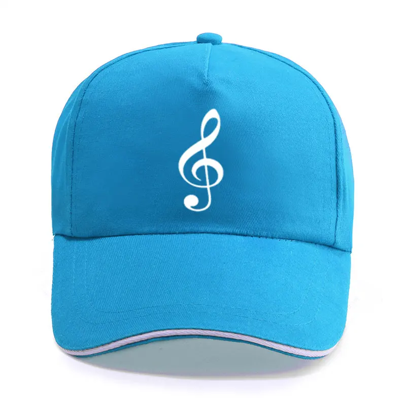 

New Musical Note Pattern Print Baseball Cap Unisex Women Men Casual Cotton Hat Snapback Hats Trucker Caps Sun-Hats