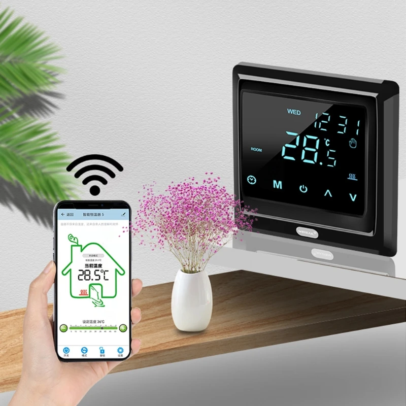 Термостат Цифровой с Wi-Fi 16 А сенсорный ЖК-дисплей | Строительство и ремонт