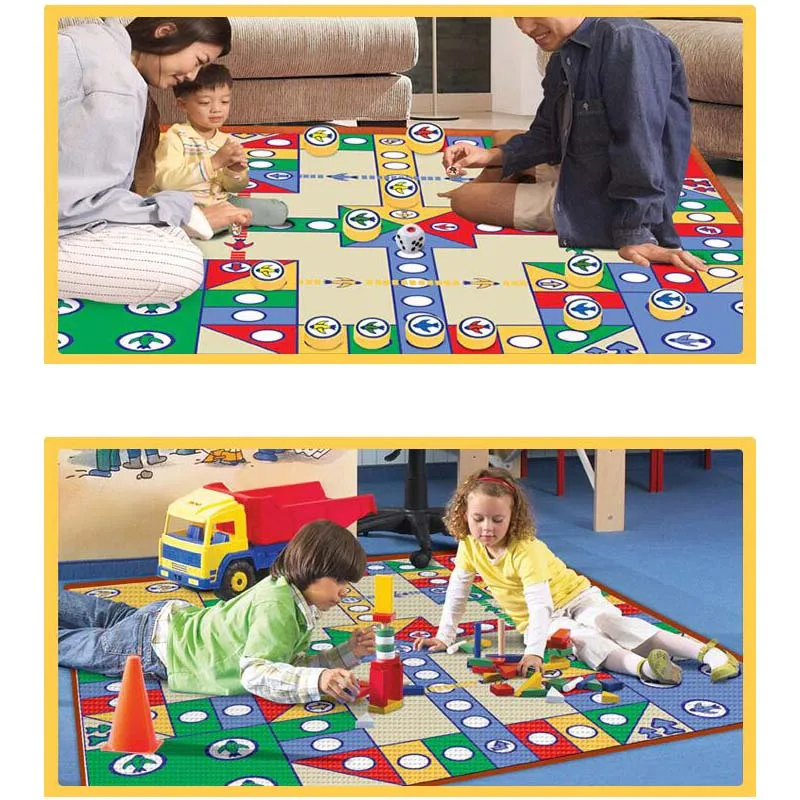 0 6 см толстый детский летающий шахматный коврик для ползания игровой одеяло