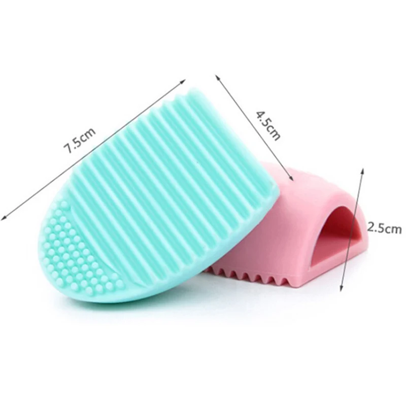 

1PC Silicone makeup Brush Cleaning Washing Tools Board Cosmetics Makeup Brushes Scrubber Board Washing Brush Cleaner Tool