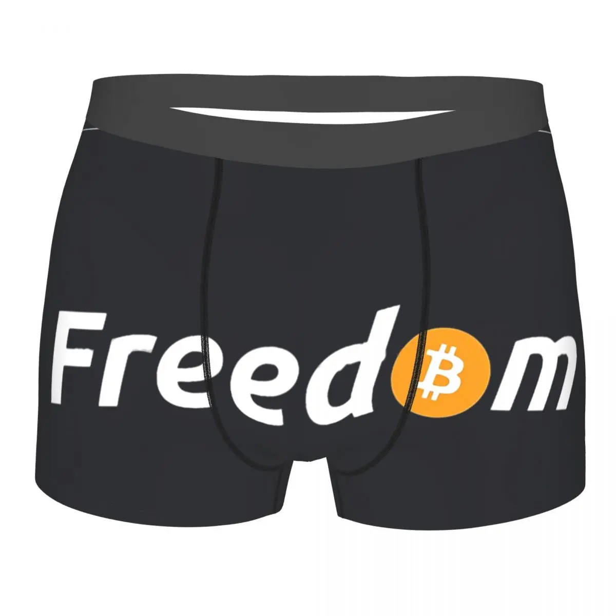 

Bitcoin Dogecoin Underpants Cotton Panties Man Underwear Sexy Bitcoin Freedom Shorts Briefs