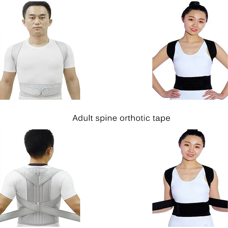 

Posture Correction Brace Support Belt Adjustable Men Women Upper Back Posture Corrector Clavicle Spine Back Shoulder Lumbar