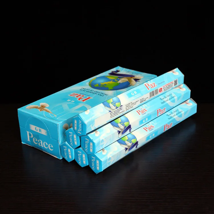 Мир индийские ароматические палочки ручной работы 20 палочек/трубка 35 минут палка