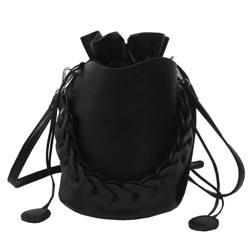 

Elegant Female Tote Bucket Bag 2020 Fashion New High quality PU Leather Women's Designer Handbag Vintage Shoulder Messenger Bag