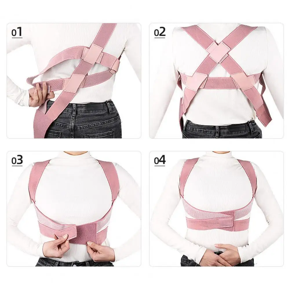 

Fitness Belt Adjustable Posture Correction Unisex Multi-function Hunchback Back Corrector for Home corrector de postura corset