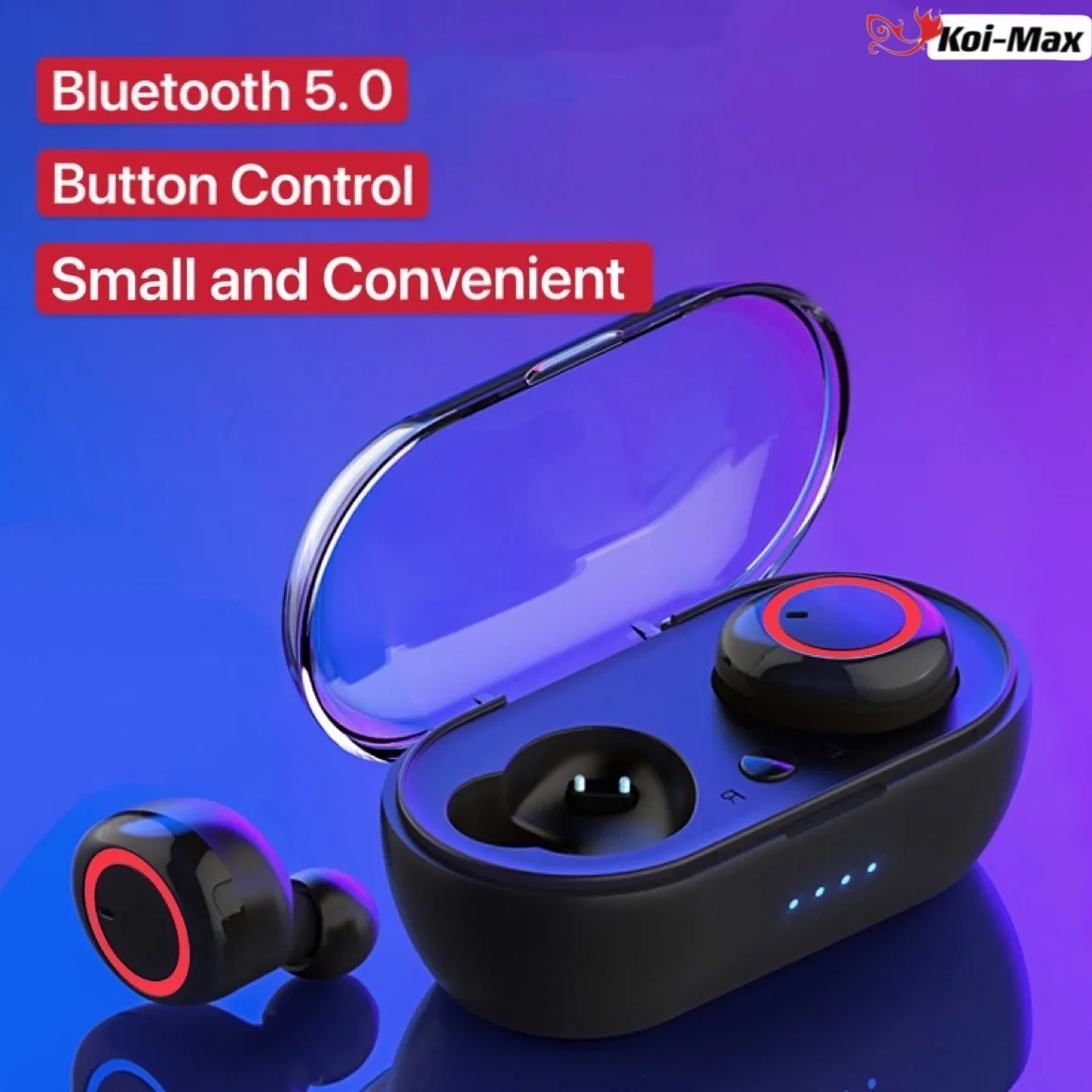 

TWS Bluetooth 5.0 Headphones Sports HIFI Intelligent Noise Reduction Wireless Earbuds For Smart Phones Android IOS