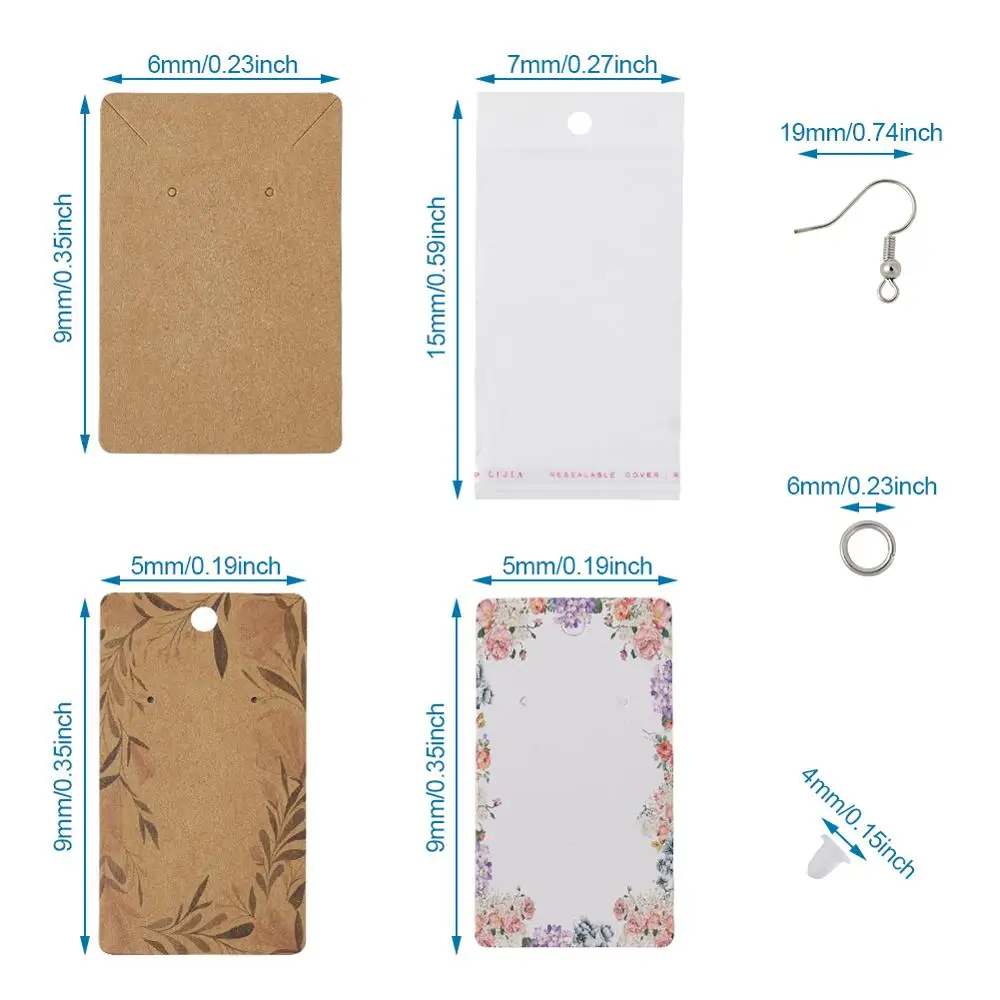 Серьги-подвески сделай сам фурнитура для изготовления крючок сережек и гайки