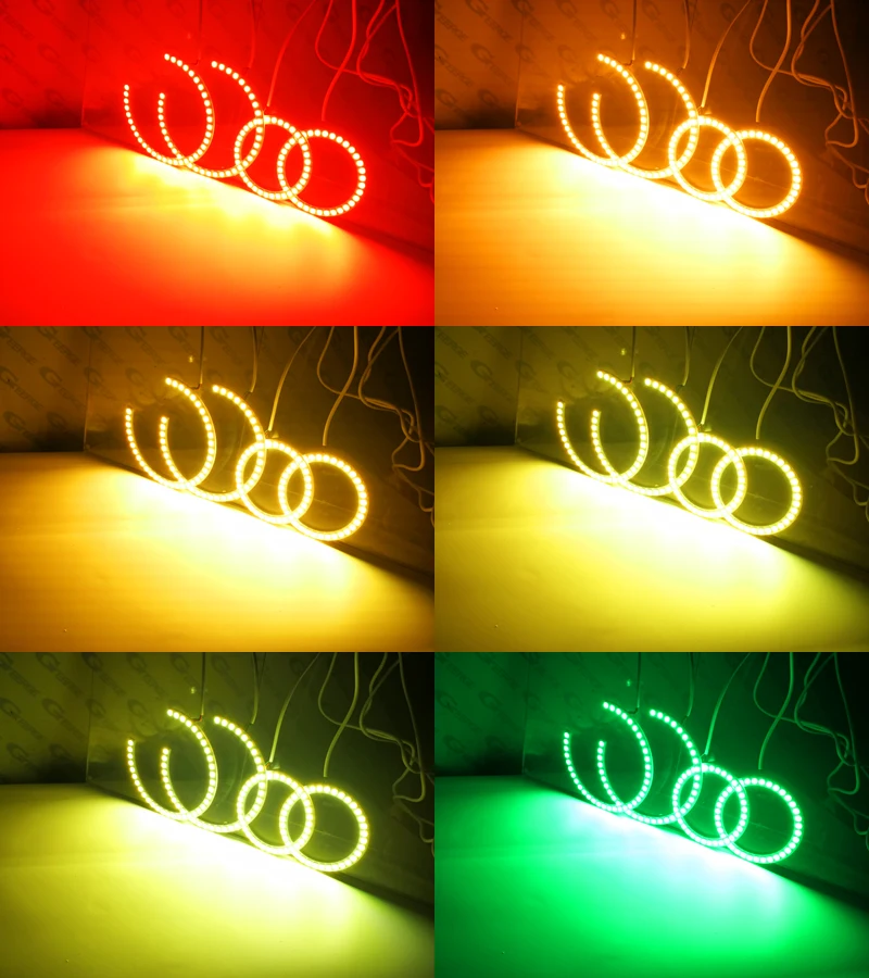 RF Дистанционное Bluetooth приложение многоцветный RGB комплект светодиодов глаза