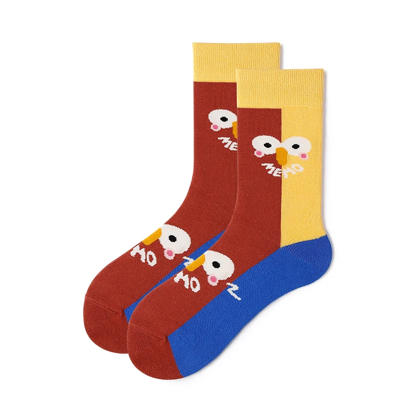 5 пар корейский стиль женские носки милые забавные мультяшные модели Харадзюку