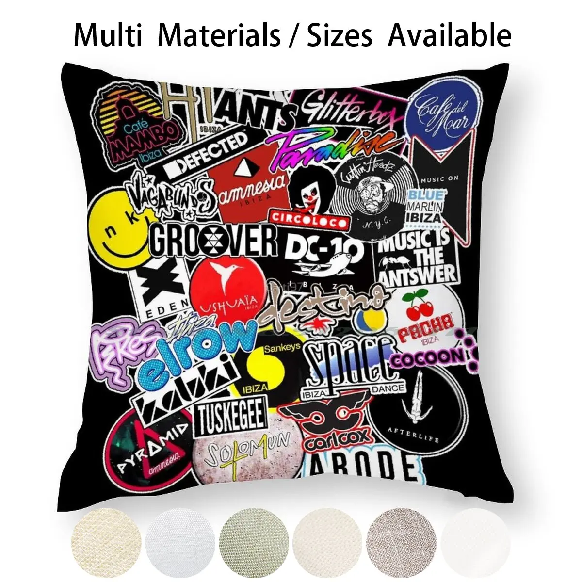 Ibiza Legends-легендарный Чехол на подушку в виде клуба Наволочка хлопковый льняной