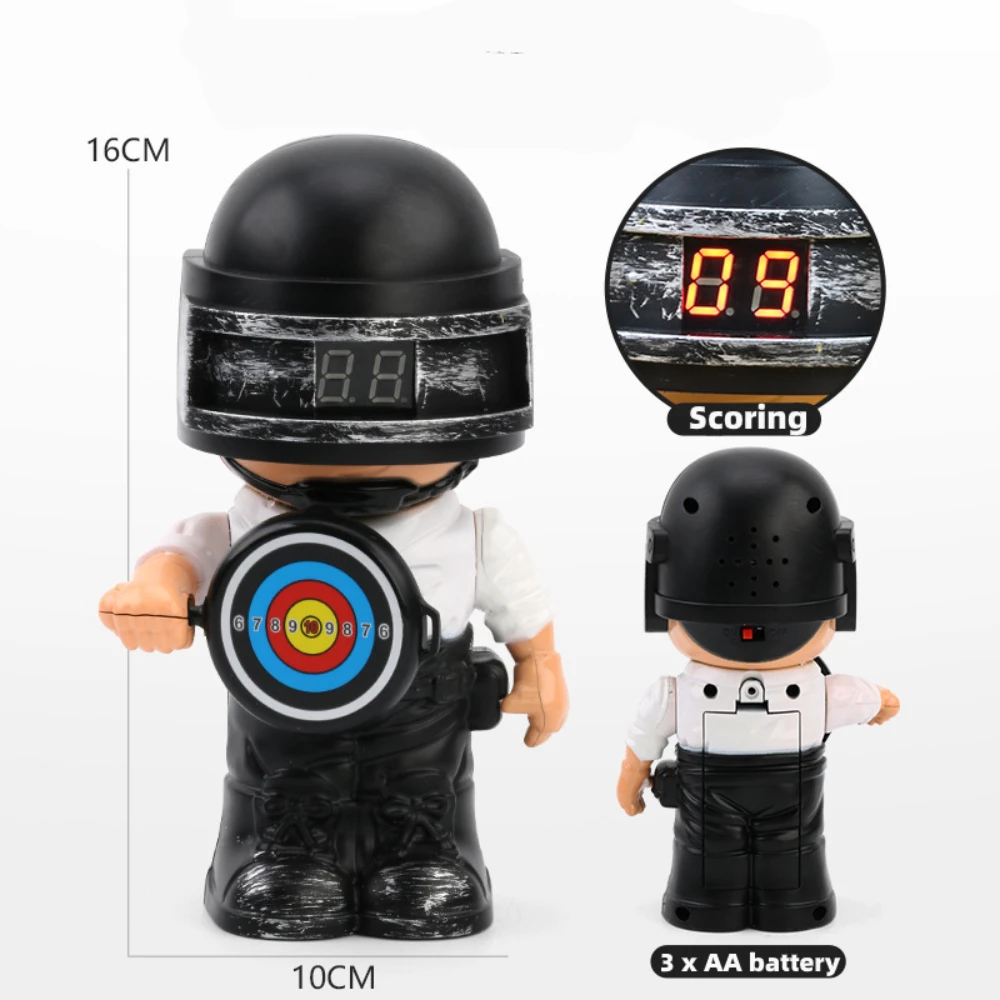 Электрический автоматический сброс целевой куклы фигурку забивания гель мяч Bb