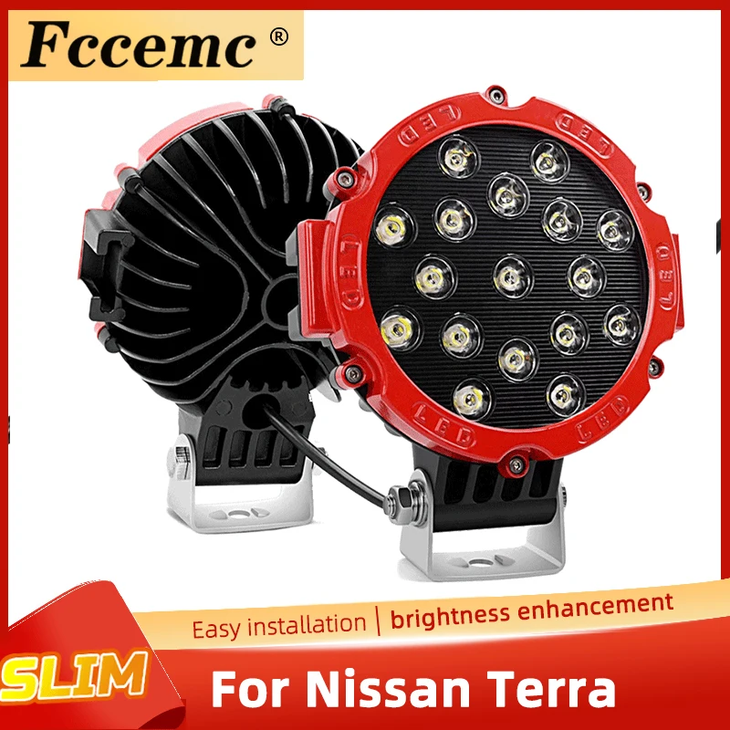 

Led Headlights Faros Beacon Lada Drl Lightbar Focos Automotive Worklight Mount Fog Slim Mechanics Flashlight For Nissan QASHQAI