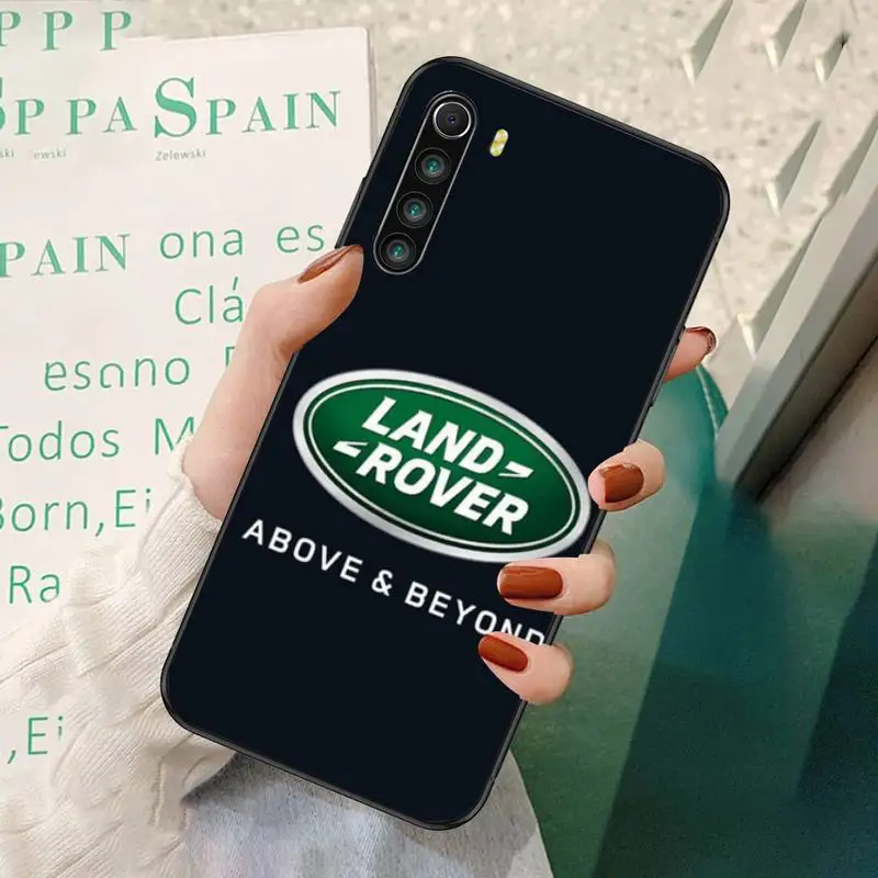 

Luxury Vehicle Land Rover Black Soft Phone Cases For Redmi 7 8 9 A K20 30 Pro Note 8 9 Pro 9s