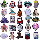 Рождественские детские модные украшения, подарки, искусственная кожа, забавные комиксы с лацканами, рюкзак, джинсы