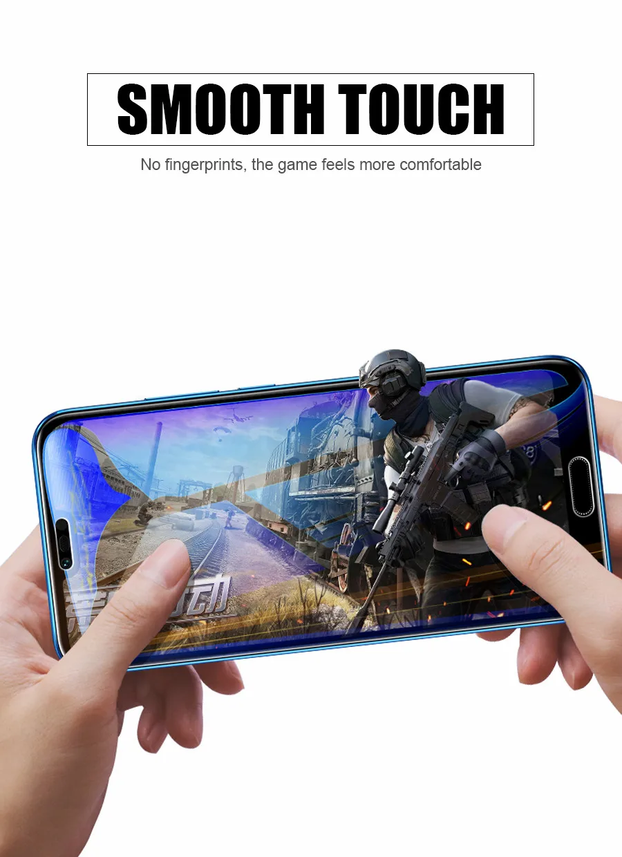 9H полное покрытие защитное стекло для huawei Y5 Y6 Y7 Prime защита экрана Y6 Y7 Pro Y9 Y5 Lite Закаленное стекло пленка