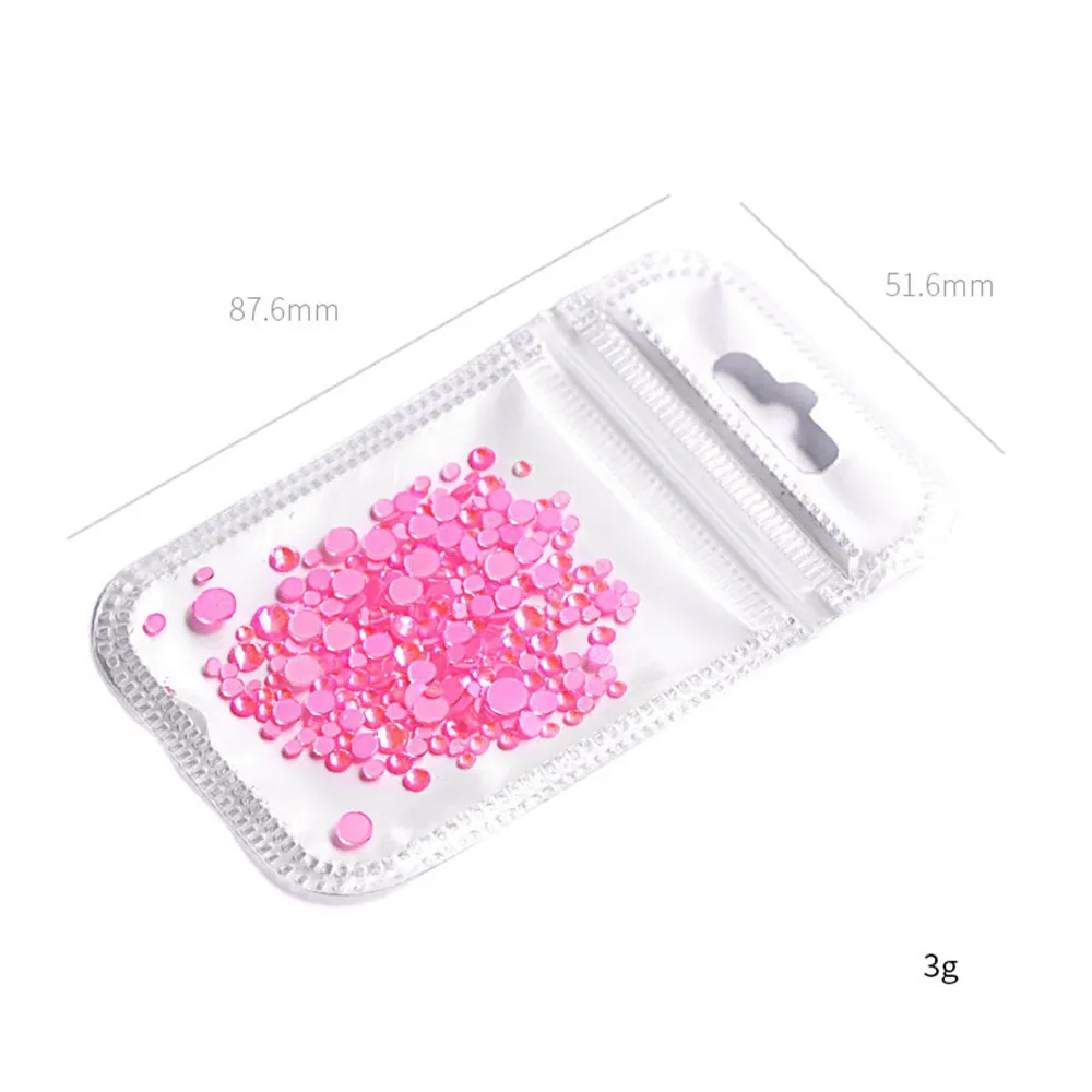 1 упаковка светящиеся Стразы для ногтей с плоской задней стороной разные размеры