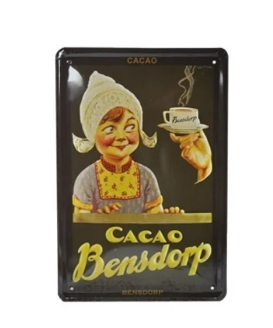 

Какао камда кофе Бар Декор винтажный металлический знак настенное искусство