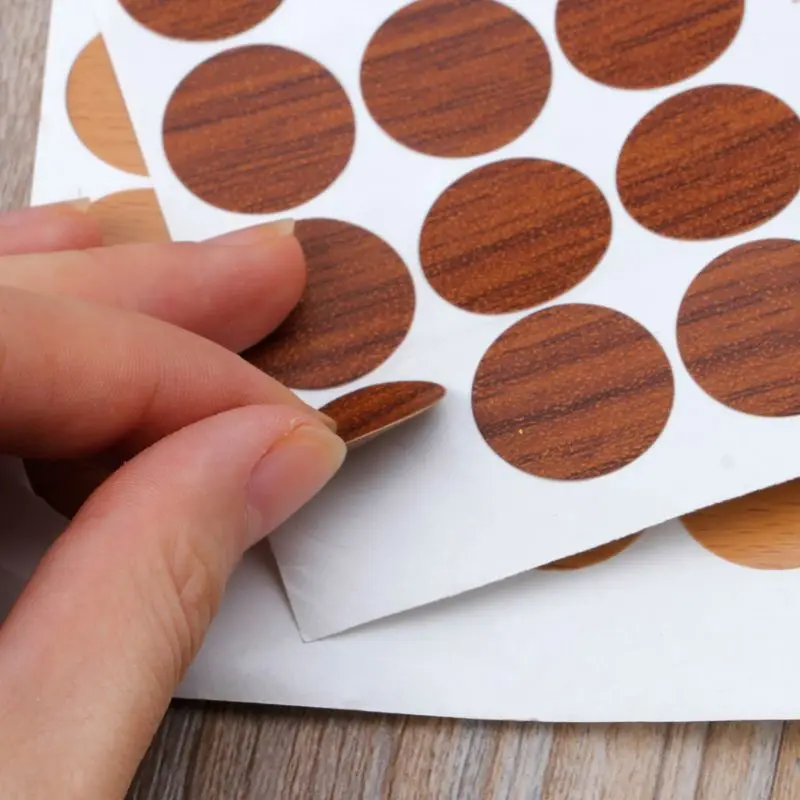60 шт. 20 мм деревянная мебель самоклеящийся винт для шкафа крышки отверстия