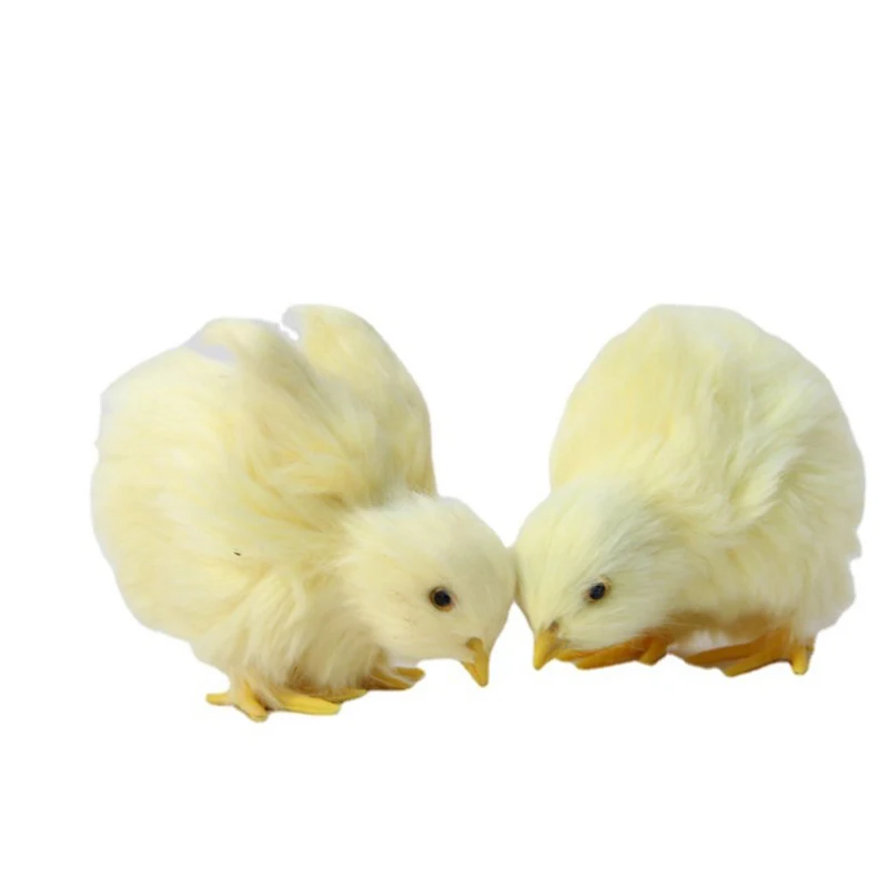 

Creative simulation chicken plush toy animal doll teaching static chicken model small ornaments and miniature models
