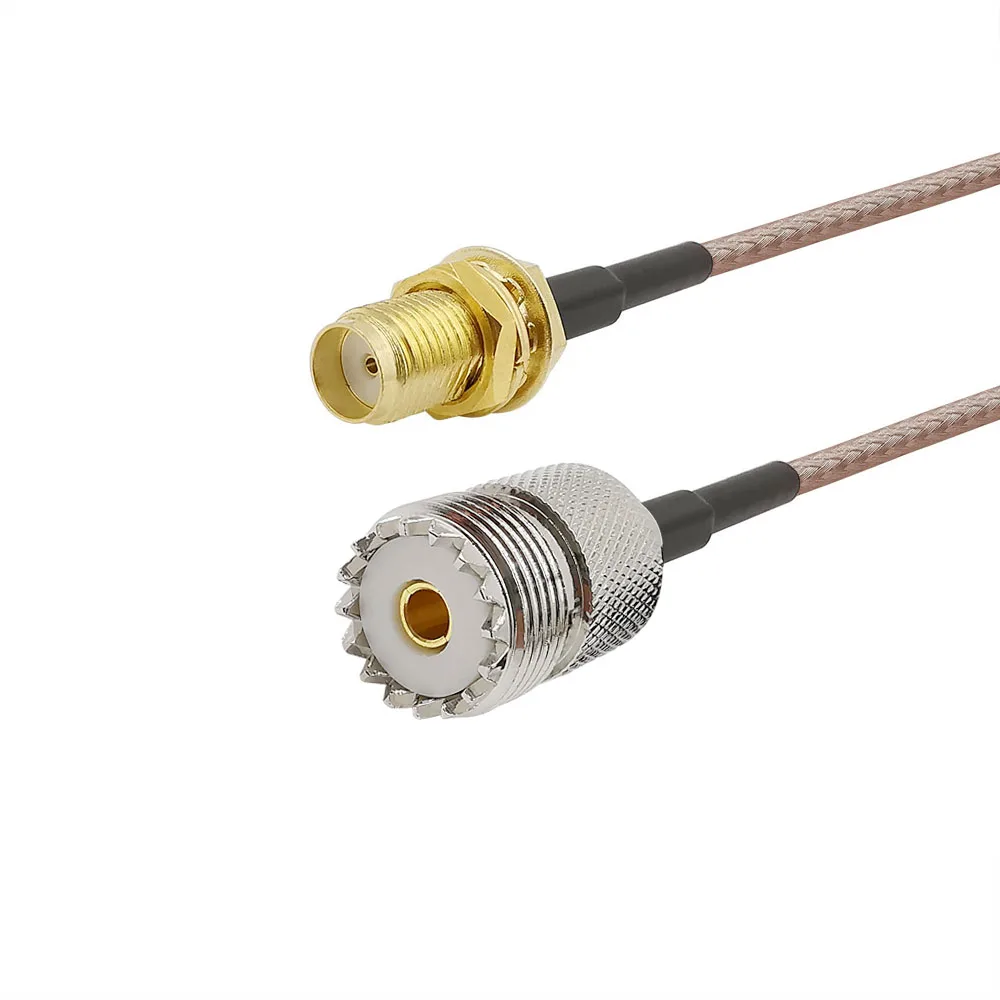Кабель-удлинитель RG316 1 шт. UHF SO239 Female PL259 на SMA Jack RF коаксиальный соединитель RG-316 |