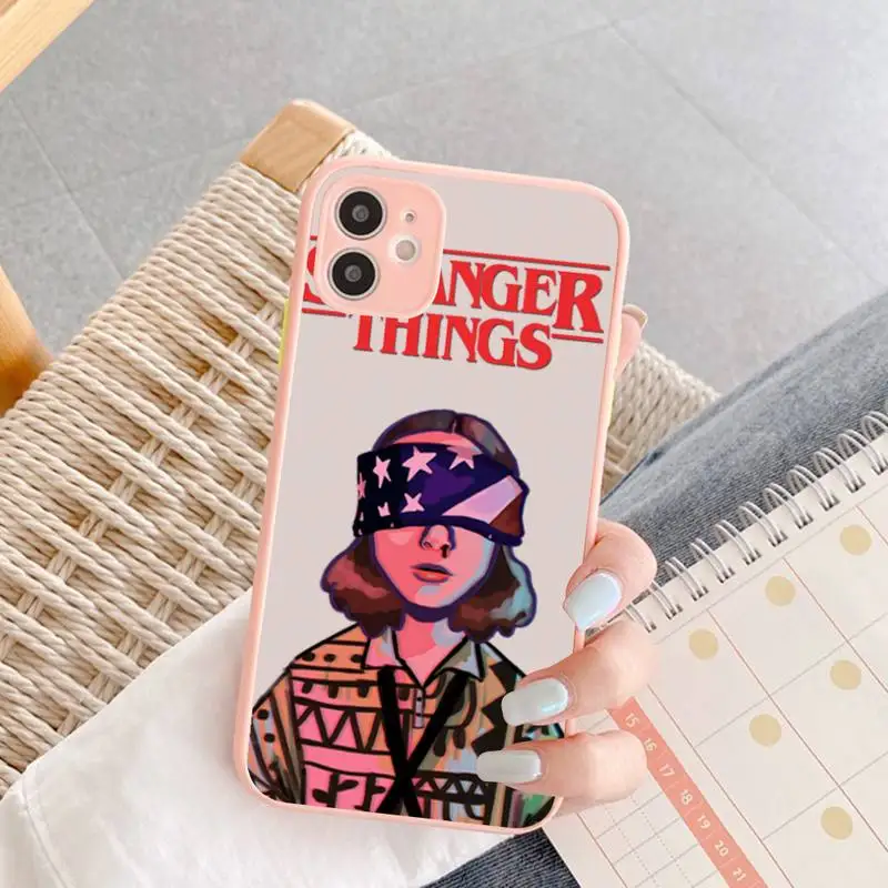 

Stranger Things Phone Case Matte Bumper For iphone12 11 Pro Max X XS Max XR 7 8 Plus 12mini Translucent Cover