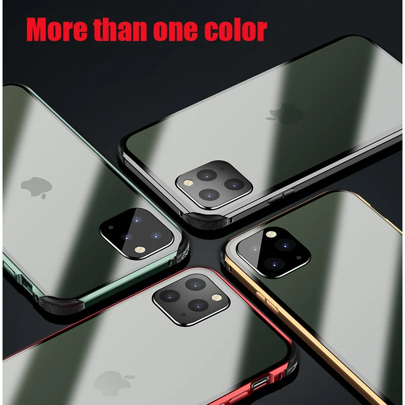 

Privacy Tempered Glass Magnetic Case for iphone SE2 11 Pro MAX X XS XR 8 7 6 6s plus Anti Peep Magnet Metal Protection Co