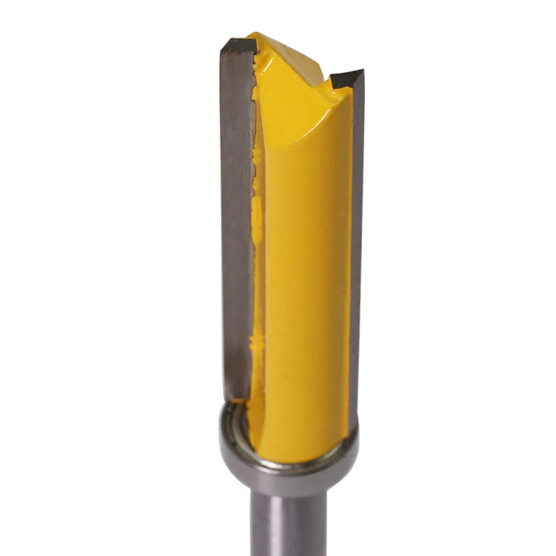 

Workshop Router Bit Carbide Yellow 8MM Shank Trimming Cutting Tools Accessories Attachment Parts