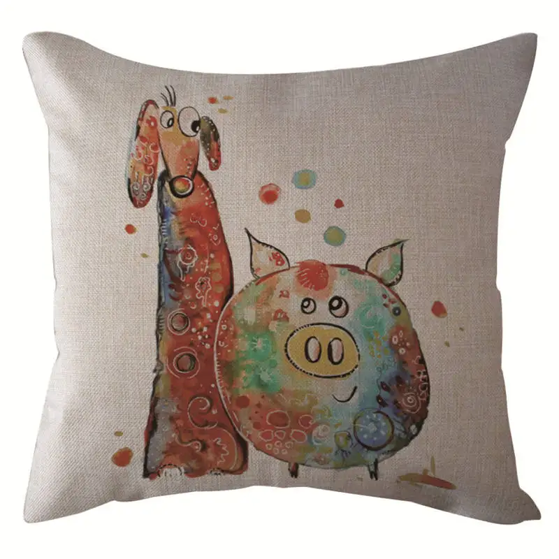 2019 новый простой дизайн милый мультяшный рисунок животных диван кровать