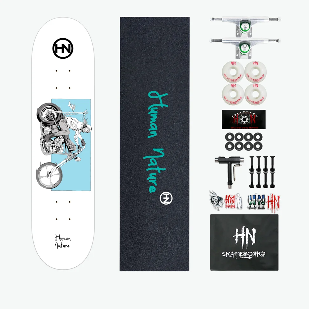 

Off Road Professional Maple Skateboard Fashion Teenagers Skate Board Street Brushing Double Rocker Gyroroue Outdoor SportsBI50SB