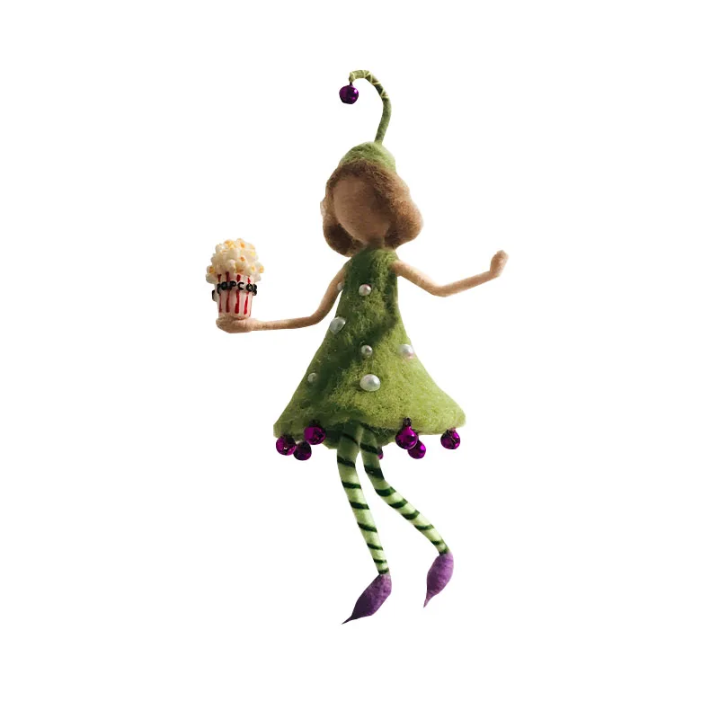 

Fairy Needle Felting Kit for Beginners, 6"/15 cm Height, Elf Felting Starter Kit, Needle Felted Fairy, Felting Gift (No. 14)