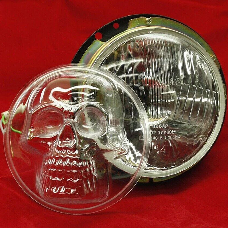 

2021 New Skull Headlight Covers Truck Auto Decorative Protective Head Lamp Cover
