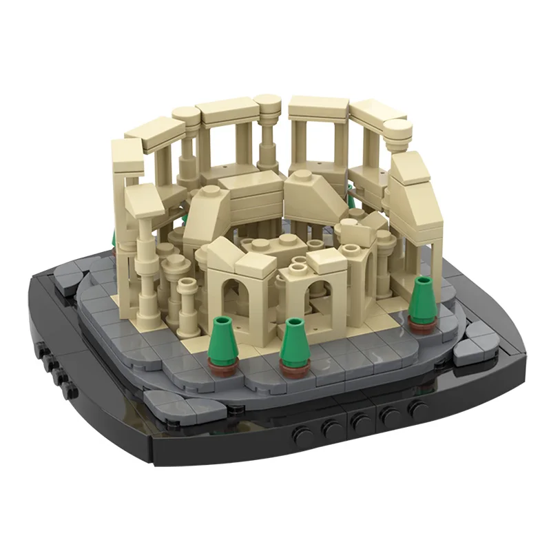 

MOC Mini Set 10276 The Colosseu Model Streetview Building Blocks Bricks DIY Assembly Educational Toys For Kids Gift 265pcs