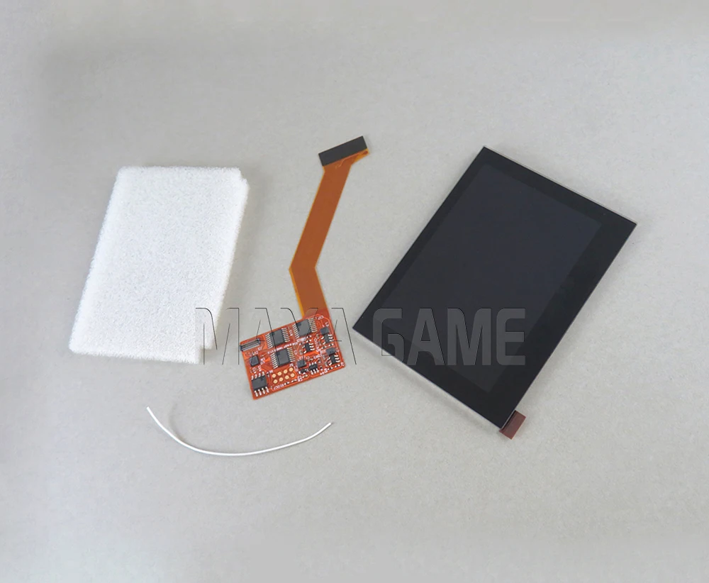 Замена Выделите IPS ЖК-дисплей Экран для GBA SP игровой консоли ремонт 5-уровневая