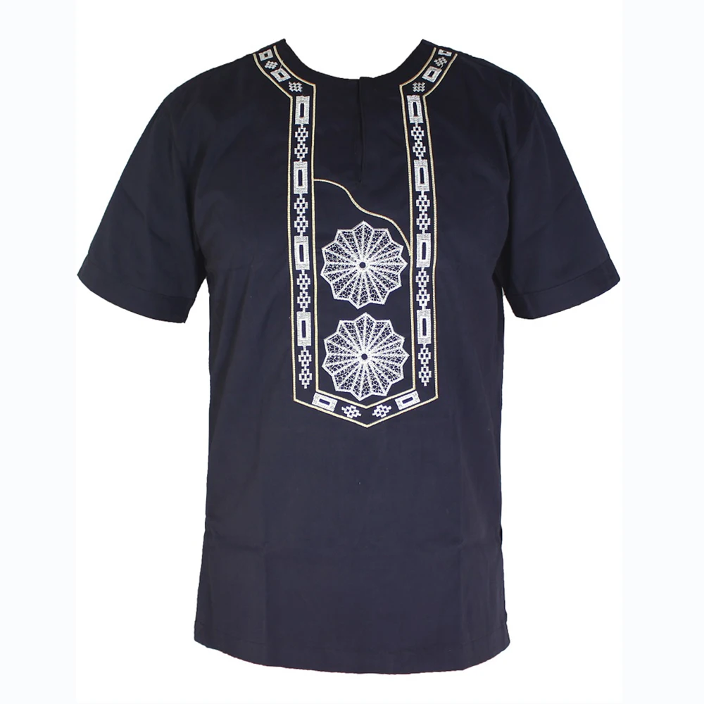 Вышитая Футболка 7 цветов свадебная одежда африканская топы Rache Dashiki короткий