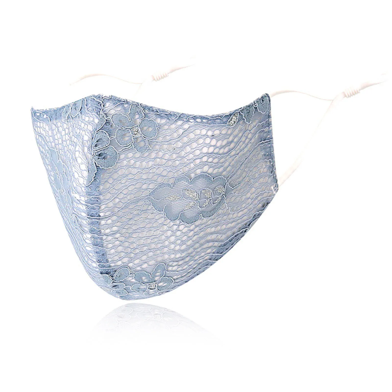 

Fashion Women Lace Mask For Face Breathable Floral Face Masks For Lady Female Washable Masques Mascsrillas Cosplay Decoration