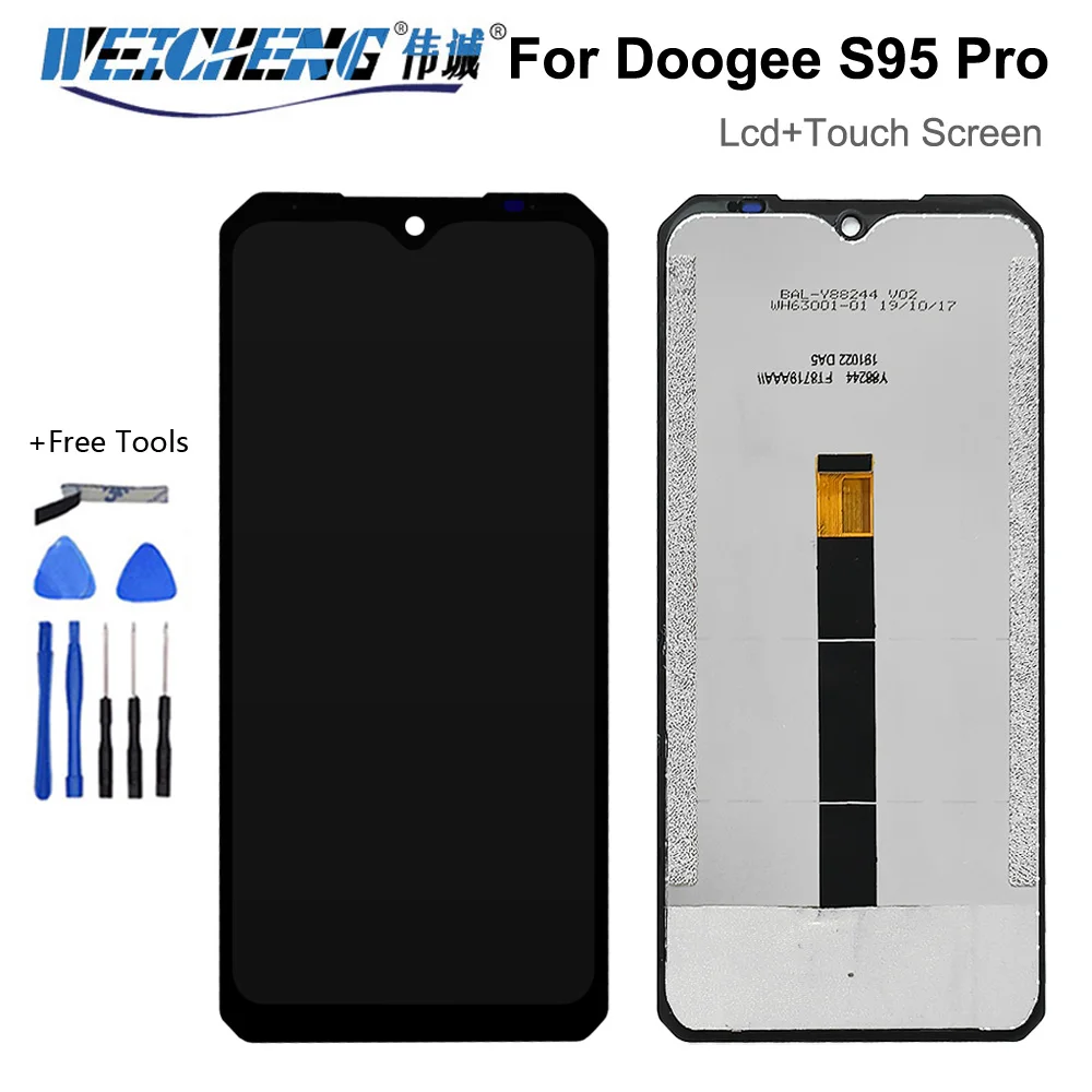 For Doogee S96 Pro LCD Display and Touch Screen Digitizer Assembly Repair Parts S97 S95 |