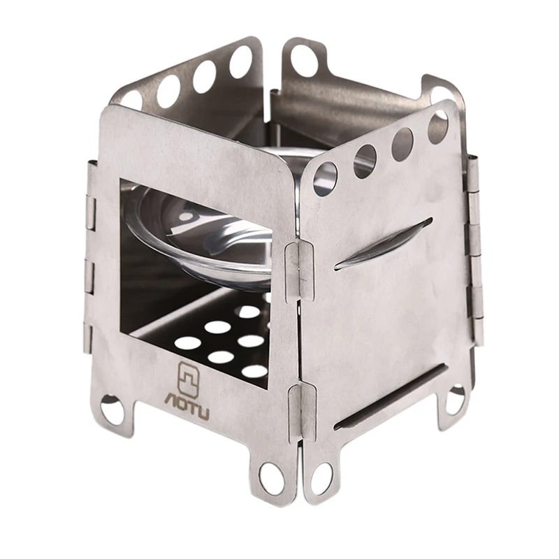 Портативная портативная уличная горелка для пикника барбекю титановая плита