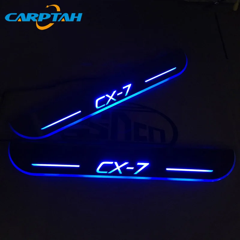 CARPTAH отделкой педаль автомобиля внешние Запчасти светодиодный порога Накладка