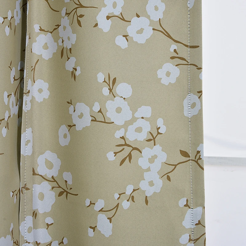 Занавески с цветочным принтом панель для окна занавески Затемненные двери