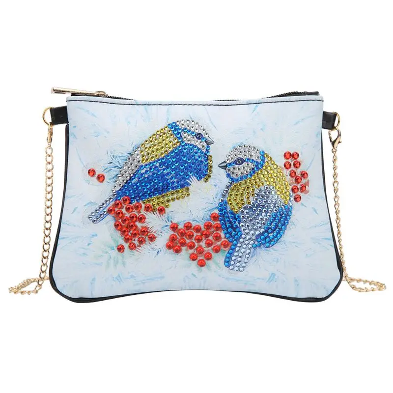 

DIY Special Shaped Diamond Painting Wallet Diamond Painting Two Birds LX9F