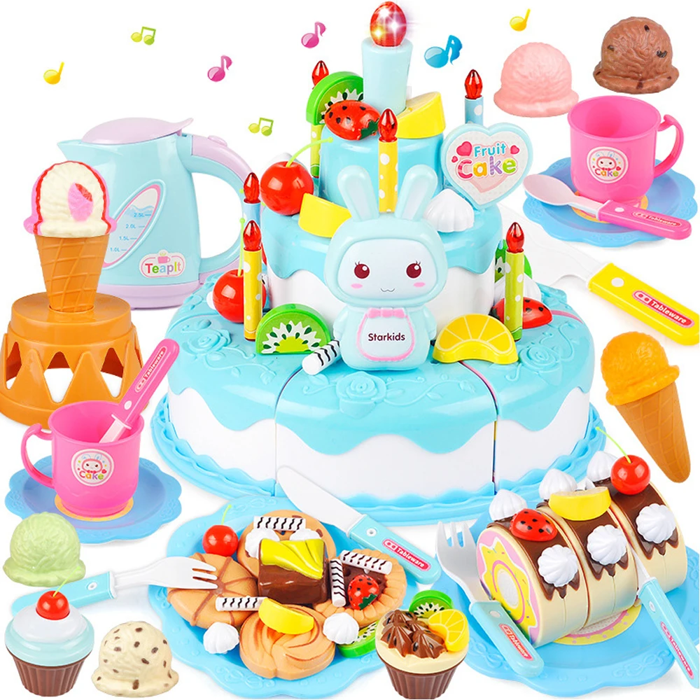 37-94 шт. в наборе ролевые игры нарезка шоколада торт на день рождения кухонные