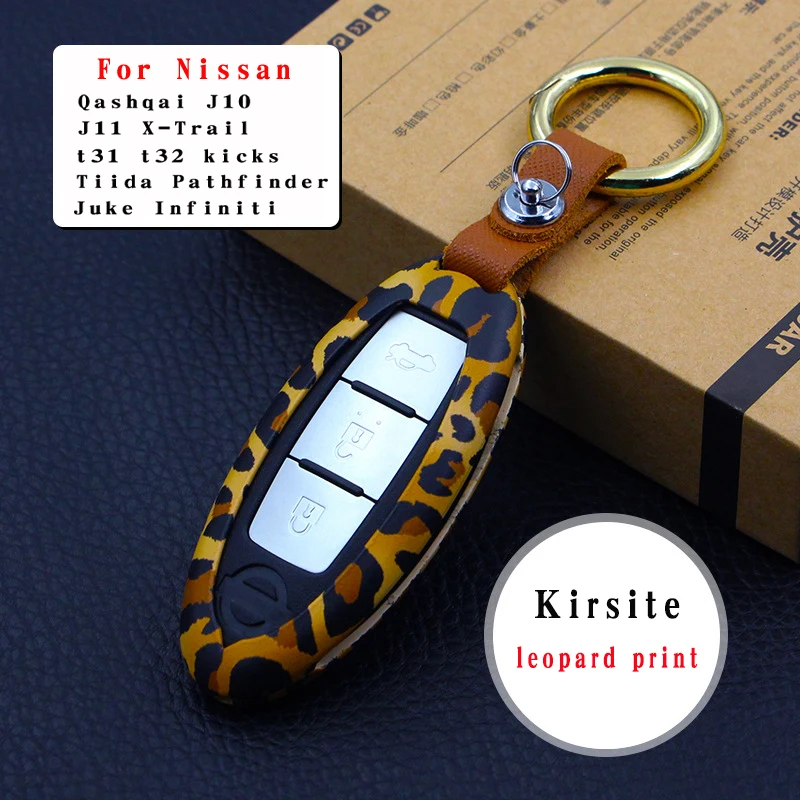 

Color focus Galvanized Alloy Car Key Cover Case For Nissan Qashqai J11 X-Trail t31 t32 kicks Tiida Pathfinder Juke For Infiniti